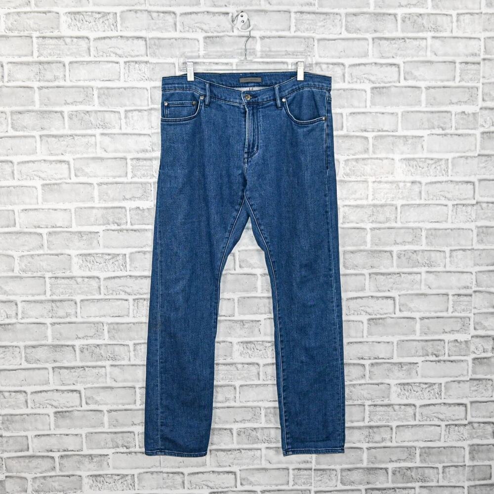 John Varvatos Collection JV702 Slim Denim Jeans in Lake blue sz 33